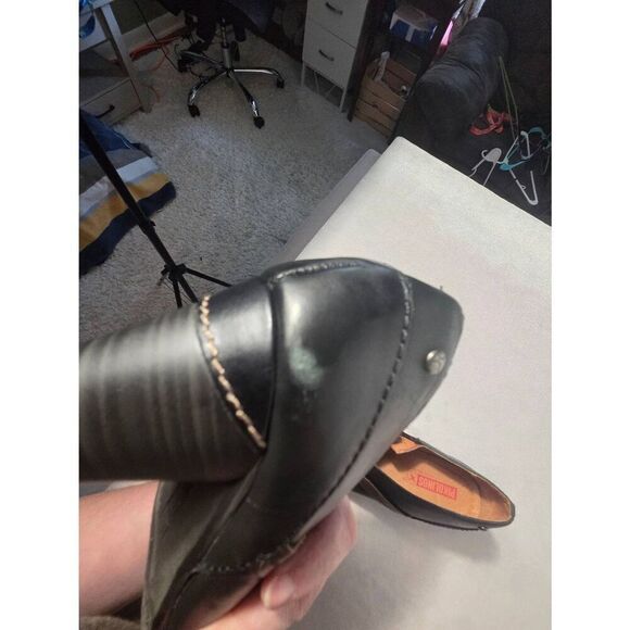 Pikolinos Lille Leather Heeled Booties Sz. 37 / 6.5-7 - Picture 5 of 13